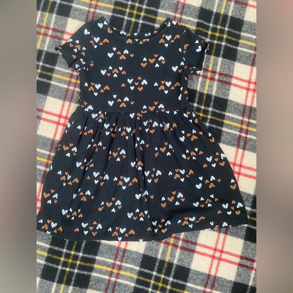 4T Cat & Jack Pink Floral & Hearts Kids Casual Dress Bundle - Picture 14 of 15